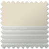 Duo Blind (Blackout), 1085 Light Beige & 1016 White - VELUX Loft Blind
